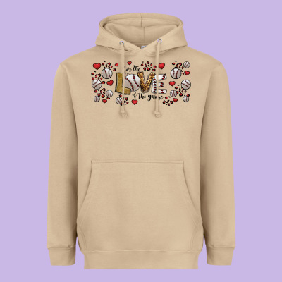 For The Love Of The Game Baseball Heavyweight Hoodie Designed By Jasminsmagicworld