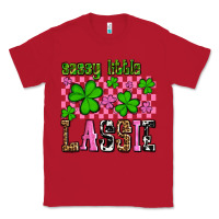 Red St. Patrick's Day Sassy little lassie Classic Tee - OliviaCreatesArt