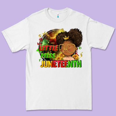 Little Miss Juneteenth Premium Tee Designed By Fadigitalartstudio