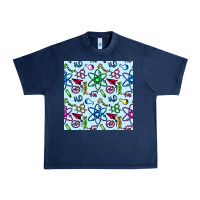 Navy Science Teacher Seamless Pattern Urban Heavy Tee - BundleAndBundleShop