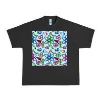 Pigment Black Science Teacher Seamless Pattern Urban Heavy Tee - BundleAndBundleShop