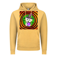 Vintage Mustard halloween bichons frise dog Vintage Hoodie - LillyAllenDesigns