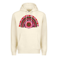 Sandshell valentine's day sunflower rainbow Premium Hoodie - RanaPortraitStore