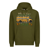 Army Green this is how i roll school bus camouflage Premium Hoodie - Artiststas