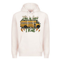Pale Pink this is how i roll school bus camouflage Premium Hoodie - Artiststas