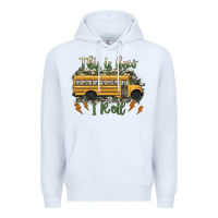 White this is how i roll school bus camouflage Premium Hoodie - Artiststas
