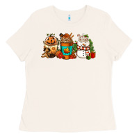 Bone Halloween thanksgiving christmas coffee cups Ladies Tee - FaDigitalArtStudio