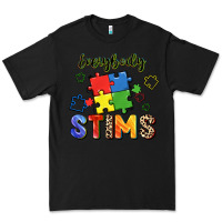 Black Everybody stims Premium Tee - FaDigitalArtStudio