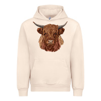 Sandshell highland cow Urban Hoodie - RanaPortraitStore