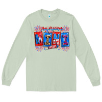 Matcha american mini Long Sleeve Tee - CowhideDigitalArt
