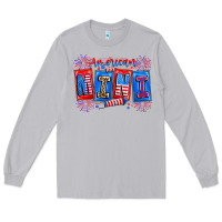 Moon Dust american mini Long Sleeve Tee - CowhideDigitalArt