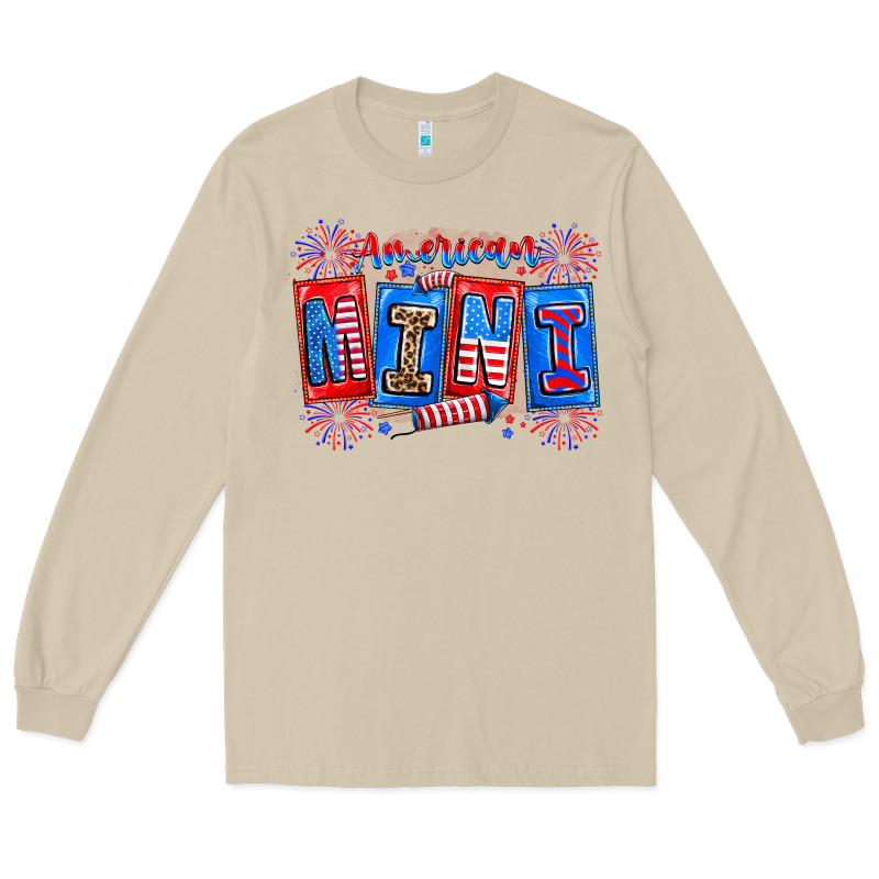 American Mini Long Sleeve Tee by CowhideDigitalArt | Teevron