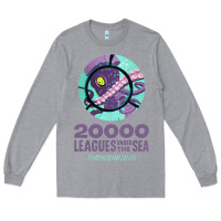 Heather Grey 20000 leagues under the sea   movie Long Sleeve Tee - DesigneFamous