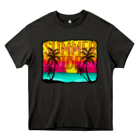 Asphalt summer vibes Heavy Core Tee - CowCowDesign