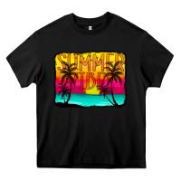 Black summer vibes Heavy Core Tee - CowCowDesign
