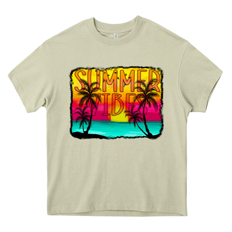 Summer Vibes Heavy Core Tee by CowCowDesign | Teevron