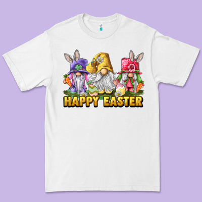 Happy Easter Gnomies Premium Tee Designed By Chombo