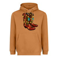 Meerkat Western Christmas Boots Heavyweight Hoodie - RanaPortraitStore