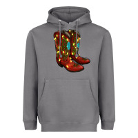 Storm Western Christmas Boots Heavyweight Hoodie - RanaPortraitStore