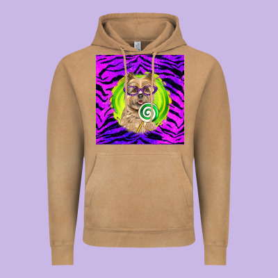 Halloween Cairn Terrier Dog Vintage Hoodie Designed By Lillyallendesigns