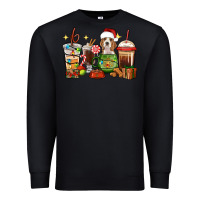 Black Christmas coffee cups with Beagle Premium Sweatshirt - RanaPortraitStore