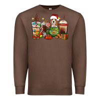 Chestnut Christmas coffee cups with Beagle Premium Sweatshirt - RanaPortraitStore
