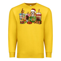 Lemon Christmas coffee cups with Beagle Premium Sweatshirt - RanaPortraitStore