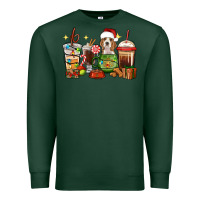Sports Green Christmas coffee cups with Beagle Premium Sweatshirt - RanaPortraitStore