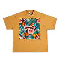 Peanut Butter fall pig seamless pattern Urban Heavy Tee - BundleAndBundleShop