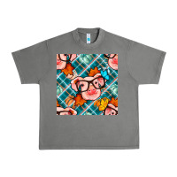 Tornado fall pig seamless pattern Urban Heavy Tee - BundleAndBundleShop