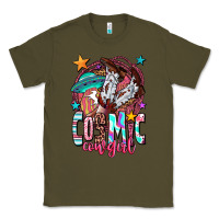 Army Green cosmic cowgirl Classic Tee - OliviaCreatesArt