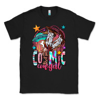Black cosmic cowgirl Classic Tee - OliviaCreatesArt