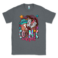 Charcoal Heather cosmic cowgirl Classic Tee - OliviaCreatesArt
