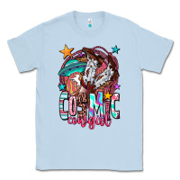 Dusty Blue cosmic cowgirl Classic Tee - OliviaCreatesArt