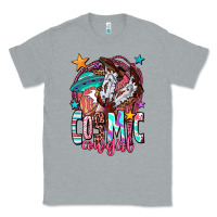 Heather Grey cosmic cowgirl Classic Tee - OliviaCreatesArt