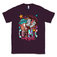Plum cosmic cowgirl Classic Tee - OliviaCreatesArt