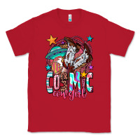 Red cosmic cowgirl Classic Tee - OliviaCreatesArt