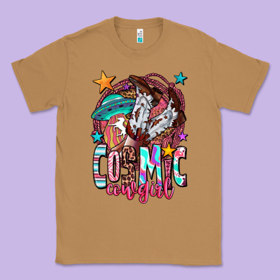 Cosmic Cowgirl Classic Tee Designed By Oliviacreatesart