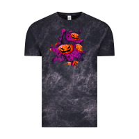 Cloud Black halloween pumpkin patch  3 Vintage Tee - BundleAndBundleShop