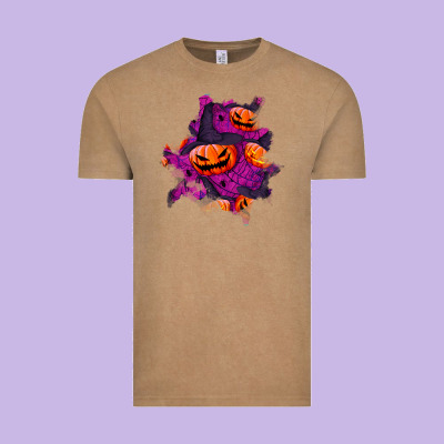 Halloween Pumpkin Patch  3 Vintage Tee Designed By Bundleandbundleshop
