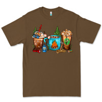 Cacao Camping Coffee Cups Premium Tee - FaDigitalArtStudio