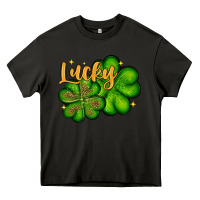 Asphalt St. Patrick's Lucky and shamrock Heavy Core Tee - OliviaCreatesArt