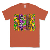 Copper mardi gras sunflower fleur de lis leopard cowhide brushstrokes Classic Tee - Artiststas