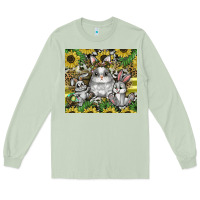 Matcha easter Long Sleeve Tee - CowhideDigitalArt