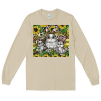 Mushroom easter Long Sleeve Tee - CowhideDigitalArt