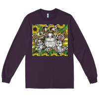Plum easter Long Sleeve Tee - CowhideDigitalArt
