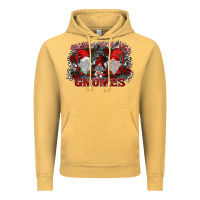 Vintage Mustard chillin with my gnomies Vintage Hoodie - SublimationCraftShop