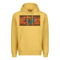 Antique Gold i teach au some kids license plate Premium Hoodie - Artiststas