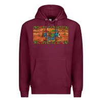 Burgundy i teach au some kids license plate Premium Hoodie - Artiststas