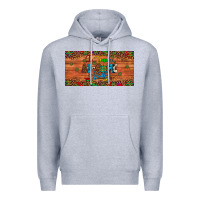 Heather Grey i teach au some kids license plate Premium Hoodie - Artiststas